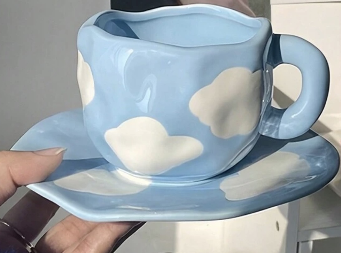 كوب بلون السماء