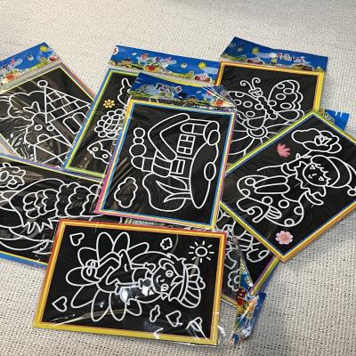 لوحات رسم بالخدش برسومات متنوعة