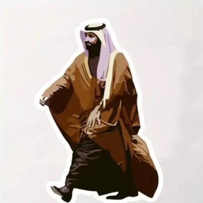 "ستيكر" ملصق مميز بصورة ولي العهد السعودي