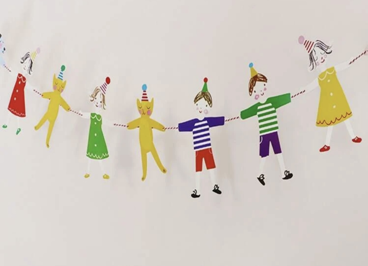 زينة جدارية "بانر" لحفلات الاطفال 