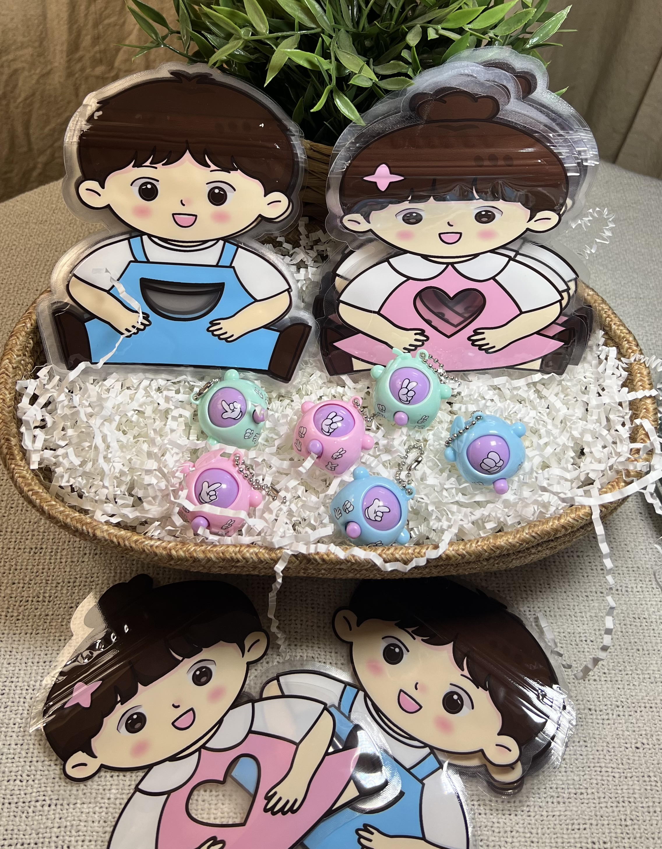 لعبة حجر ورقة مقص + أكياس مميزة