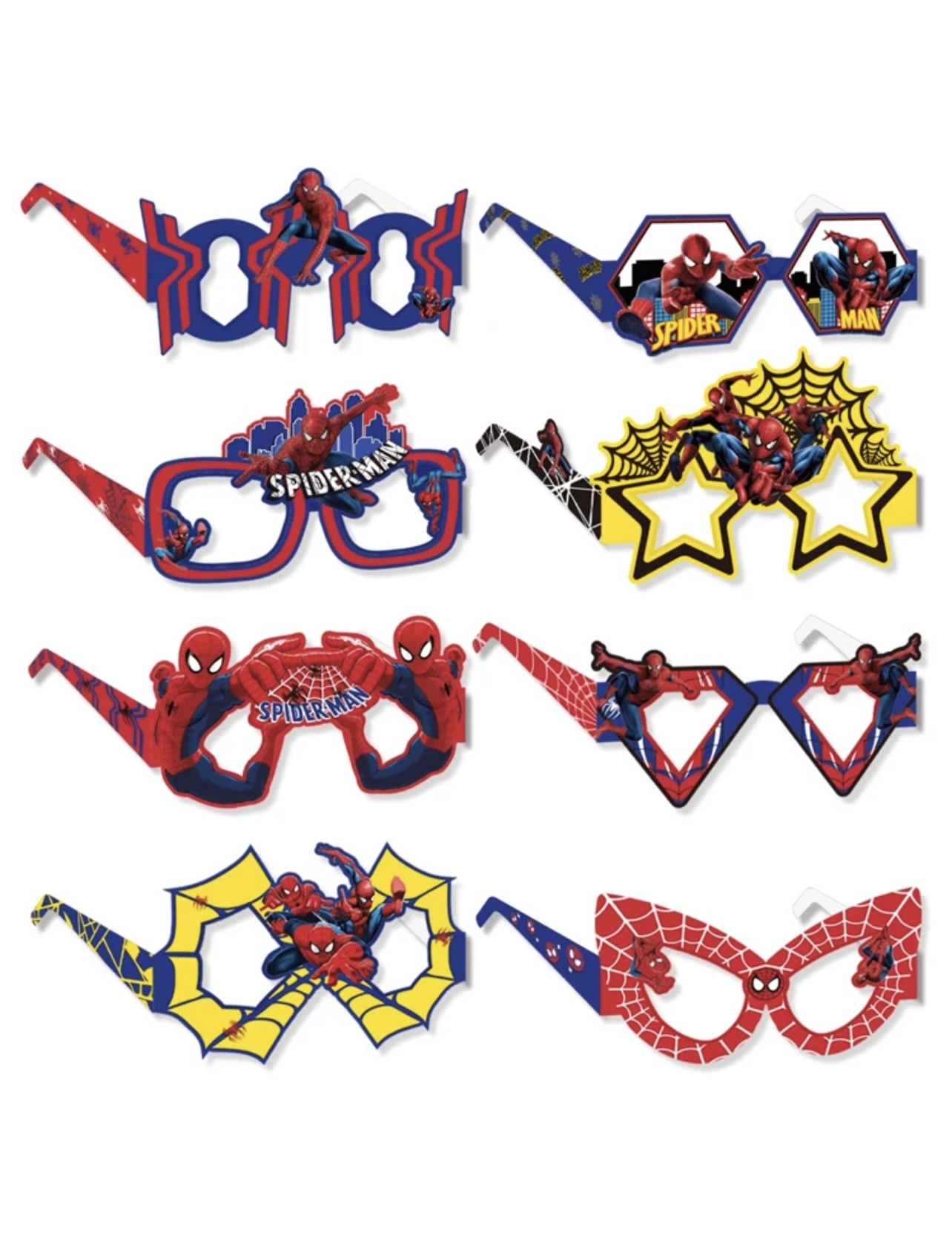 نظارات سبايدرمان لحفلات الاطفال 