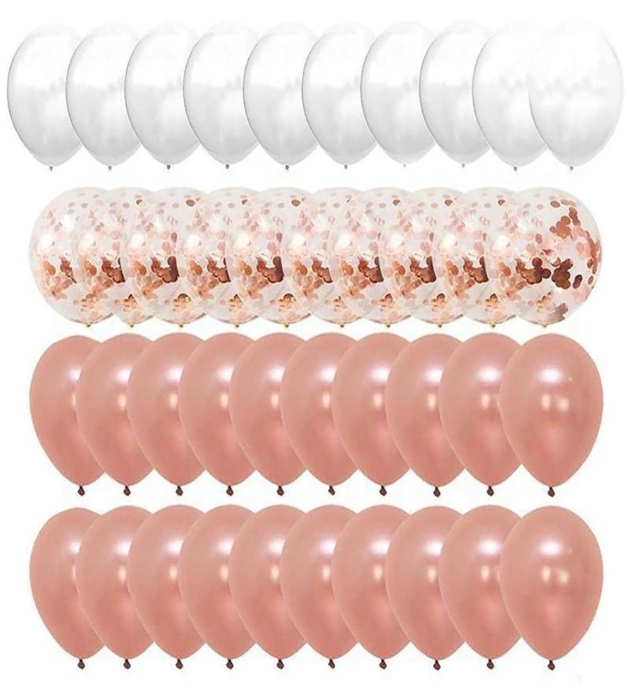 بكج التنسق حفلات توديع العزوبية باللون الابيض و الروز قولد