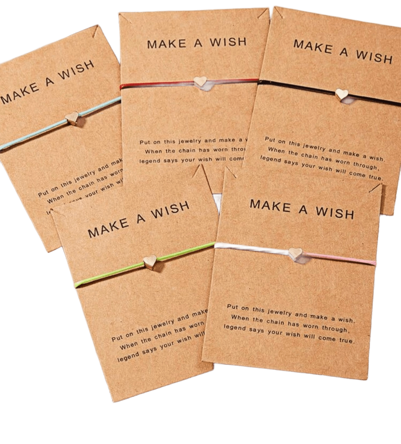 أساور مزينة بقلب 