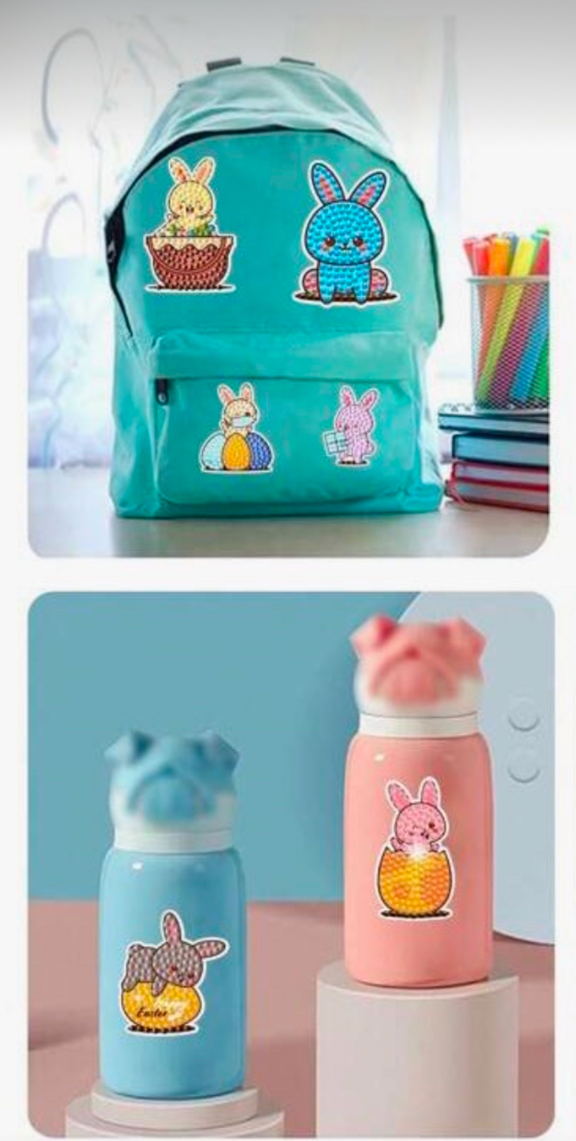 مجموعة فن الرسم الماسي على الملصقات 