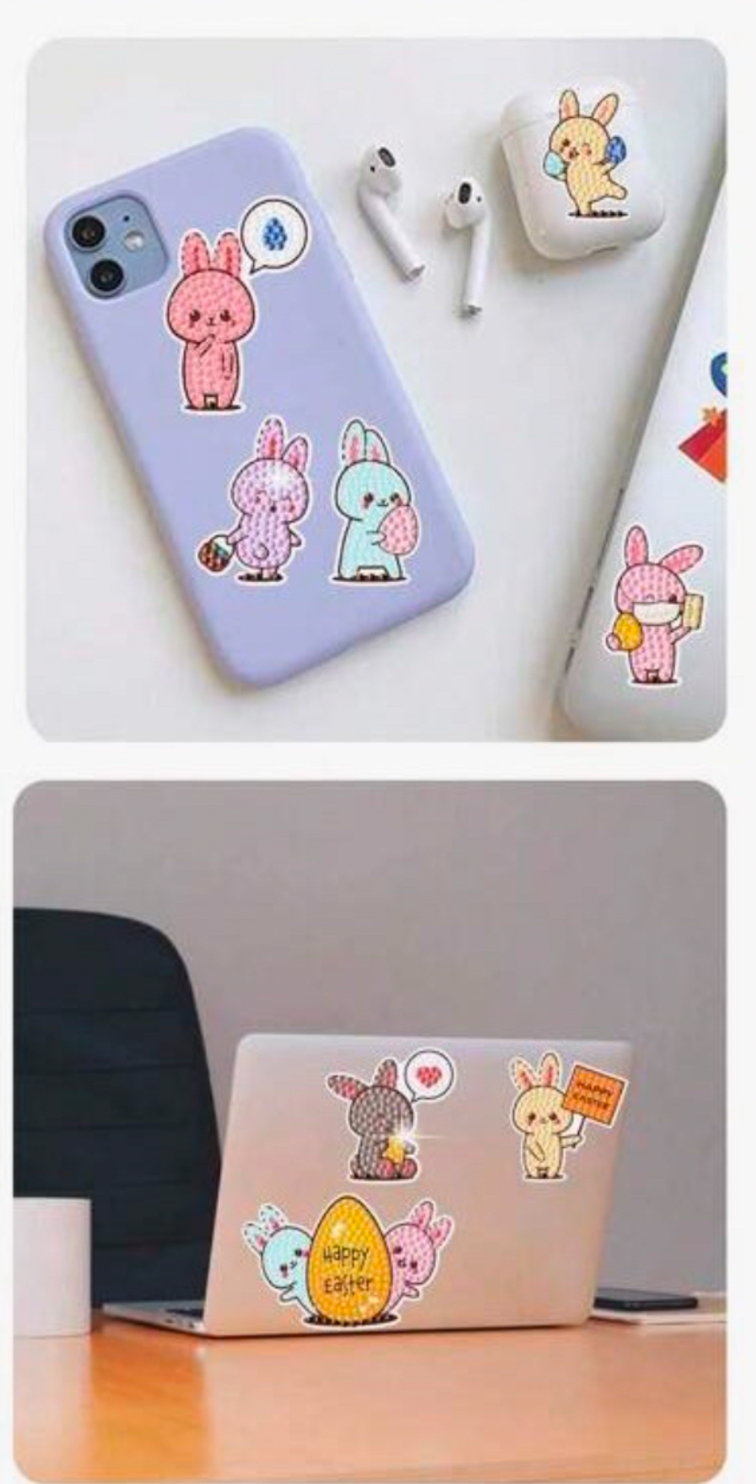 مجموعة فن الرسم الماسي على الملصقات 