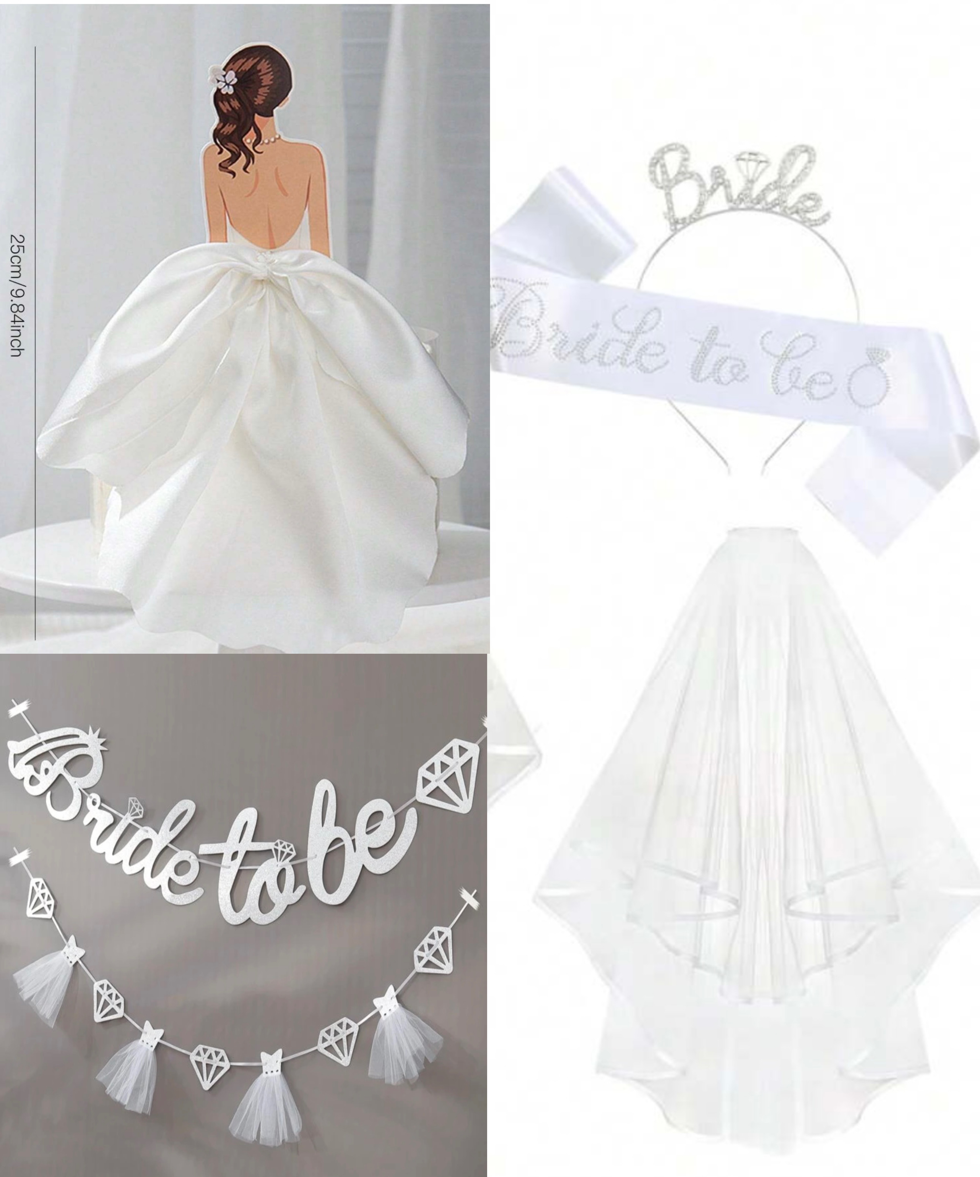 بكج تنسيق حفلات توديع العزوبية بلون الابيض و الفضي