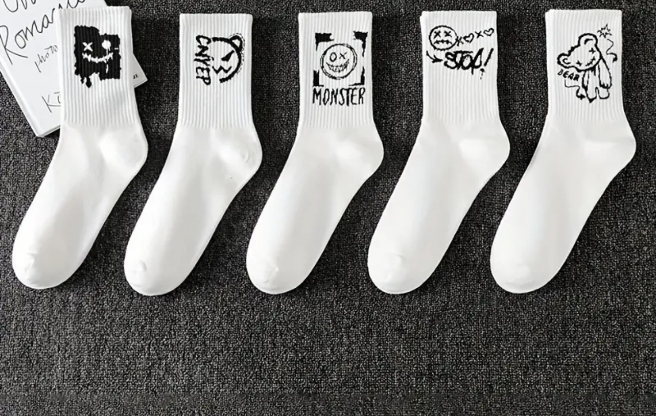 جوارب برسومات كرتونية