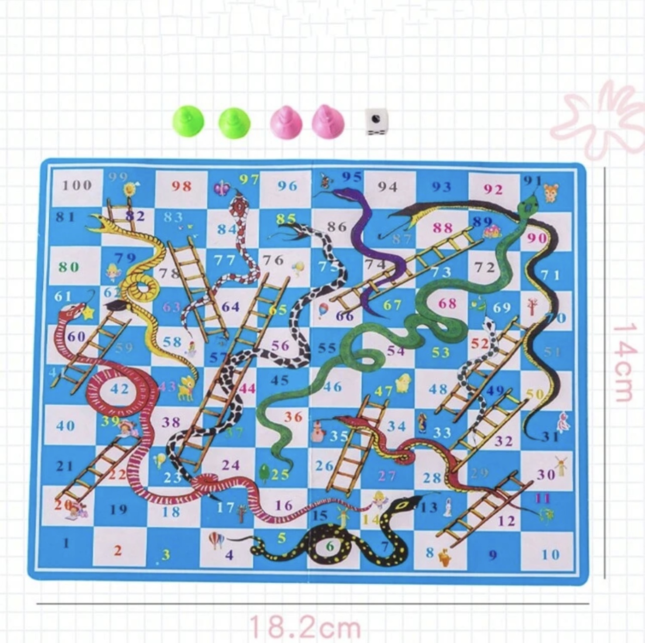 لعبة السلم و الثعبان 