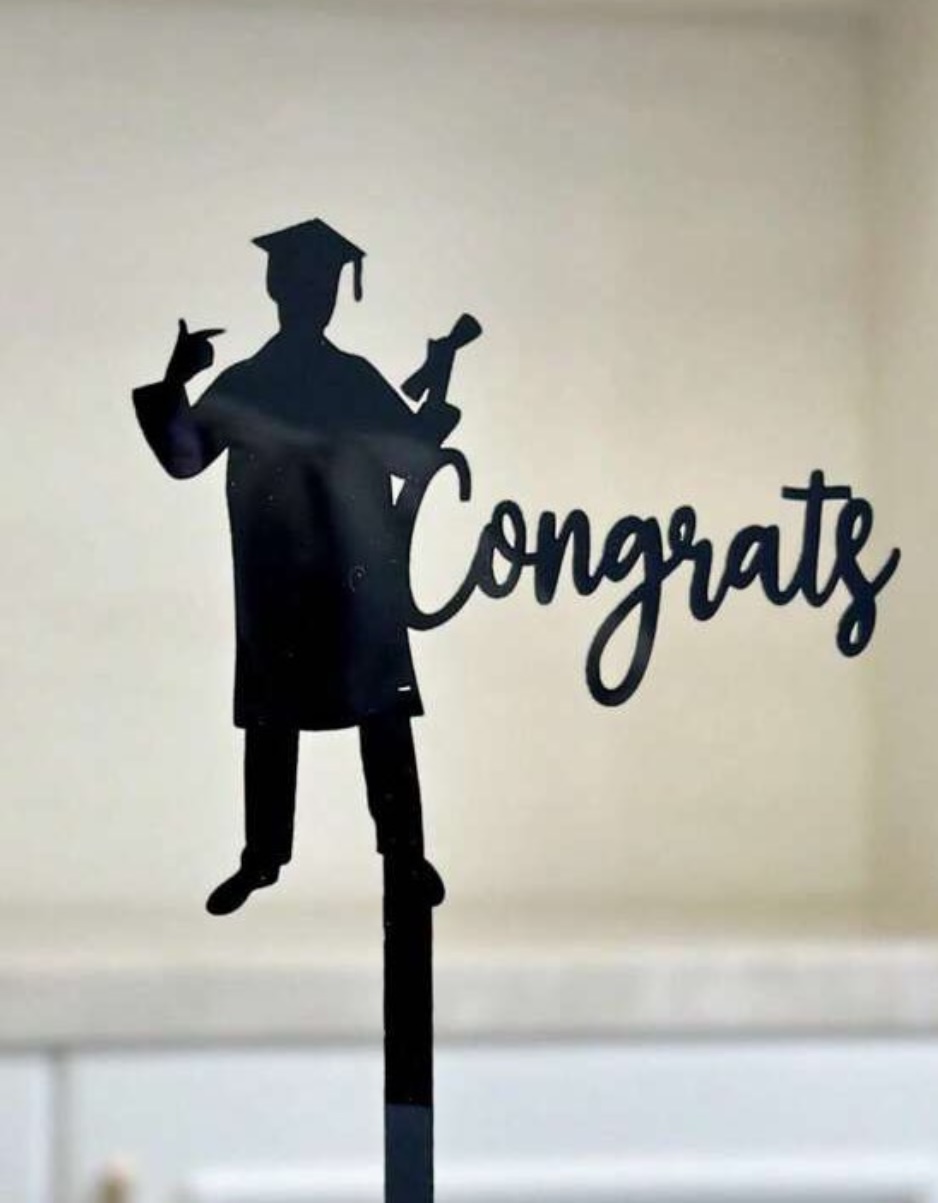 تغريسة كيكة الاحتفال بالتخرج 