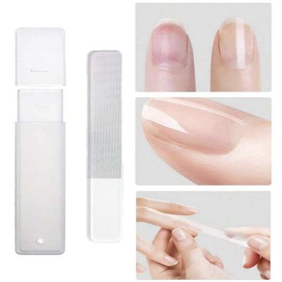 مبرد النانو الزجاجي لبرد و تلميع للأظافر  مع علبة للحفظ